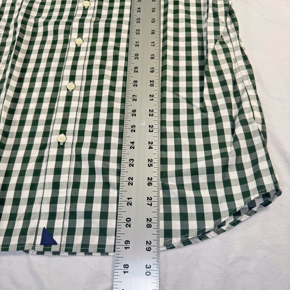 UNTUCKit Forest Green and White Plaid Button Down Shirt (Slim Fit) - Picture 5 of 6